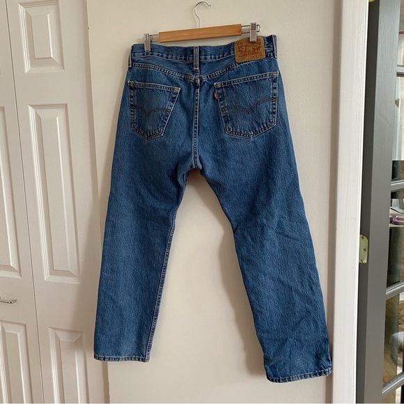 Levi’s 505 W33 L29 Blue Denim Jeans - Picture 1 of 7